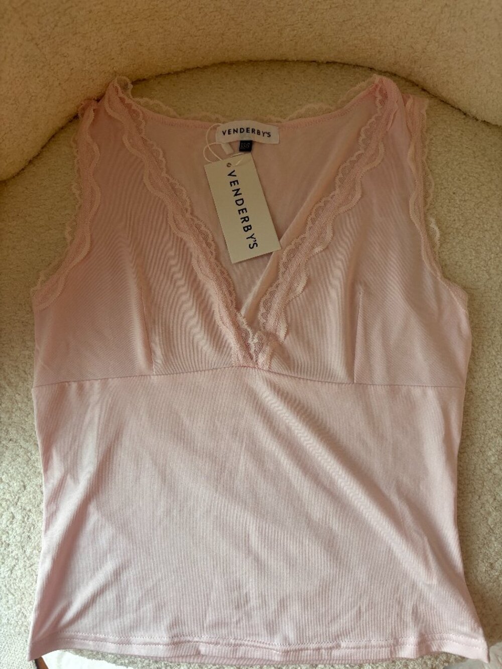 Pink Lace Top